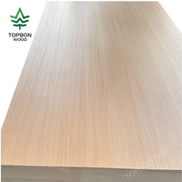 Panneau de contreplaqué en peuplier de première qualité, placage de pin, 1220x2440 mm, E1, écologique, surface poncée, décoration, coffrage