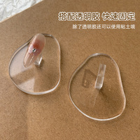 Support de présentation en acrylique transparent pour la pratique des étudiants en nail art, support pour faux ongles, vente en gros d'autres fournitures pour ongles