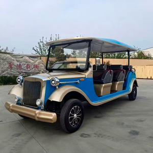 Voiture électrique de tourisme 2025, mini-bus de tourisme, voiture classique, antique, rétro, vintage, voiturette de golf, 4 à 17 places, batterie au plomb-acide, 60 km/h max. - Product Image 1