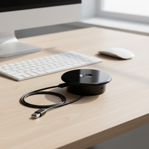 Cargador Inalámbrico Rápido Portátil Integrado en el Escritorio de Oficina, Cargador Inalámbrico de 15W para Apple Watch Ultra, Teléfono Celular, <span class=keywords><strong>Airpods</strong></span> - Product Image 1