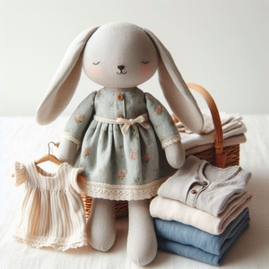 Mềm Linen Dài Tai Phục Sinh Bunny Búp Bê Đồ Chơi OEM Odm Sang Trọng Nữ Diễn Viên Ballet Với Ăn Mặc Thỏ Động Vật Kid Đồ Chơi Cho Các Cô Gái - Product Image 3