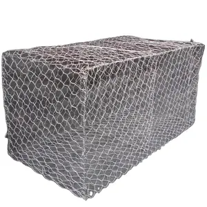 Vender Caixas de Gabião Galvanizadas Hexagonais 1X1X1M de Alta Qualidade e Bom Preço 2X1X1M personalizáveis