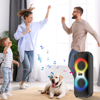 Enceintes portables ZQS8239 à double haut-parleur de 8 pouces à bas prix, boîte à son mondiale, barre de son, enceinte stéréo d'extérieur