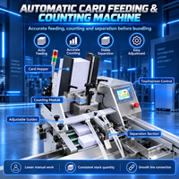 Machine de pagination de cartes à alimentation par friction avec ligne de regroupement automatique – Équipement professionnel de comptage et d'ensachage de cartes pour l'impression