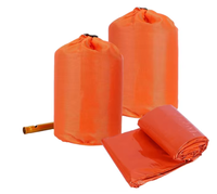 Tente d'urgence d'extérieur, sac de couchage résistant au froid, couverture thermique, kit de survie portable pour le camping