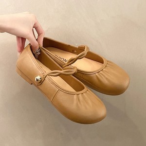 La parola fata nonna pieghettata 2025 bocca Jane una leggera ballerine Slip-On Mary poco profonde primavera ed estate scoppiano nuovi piatti - Product Image 3