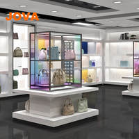 Boutique Handbag Store Intérieur Design personnalisé Armoire de présentation murale arrière en MDF