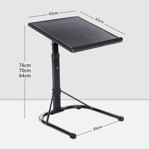Máy tính xách tay di động giỏ hàng đứng gấp nghiên cứu Bảng nâng máy tính xách tay bàn cho giường có thể điều chỉnh đứng di động Lap bảng - Product Image 6
