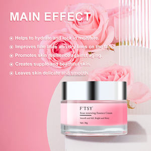 Crème à essence régénérante à la rose la plus populaire Crème hydratante pour le visage hydratante lisse et brillante Hommes Femmes 30g Crème à la rose - Product Image 6