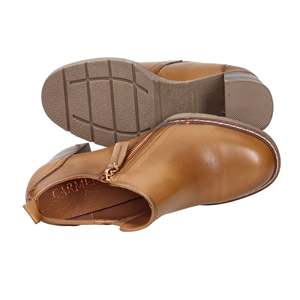 Carmela Women's Ankle Boots Brown 161861 Chunky Heel Fashion <b>Bootie</b> - Product Image 6