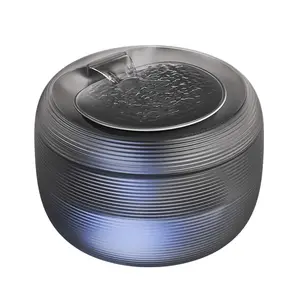 Fontaine d'eau pour animaux de compagnie Distributeur d'eau pour chien fontaines pour chat pour boire avec pompe silencieuse Fontaine d'eau de conception lavable au lave-vaisselle pour chats