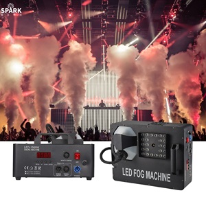Máy tạo khói đứng LED SP <span class=keywords><strong>1500W</strong></span> DMX 512 điều khiển từ xa, máy tạo khói đám cưới 24 đèn LED RGB nhiều màu sắc cho sân khấu Disco DJ - Product Image 1
