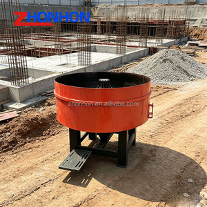 Bétonnière à moteur diesel JW500 avec réservoir de stockage secondaire pour mortier et ciment, manuelle, haute efficacité, productivité de 17 m³/h, à mélange forcé - Product Image 3