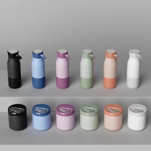 Stainless Steel Insulated Water <b>Bottle</b> 500Ml With Detachable Handle Travel Outdoor Use - Product Image 1