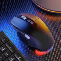 Ratón Inalámbrico Profesional para Juegos, Tri-Modo, Recargable, Retroiluminación RGB, 4800 DPI, Interfaz USB/Tipo-C, 7 Botones, para Computadora/PC