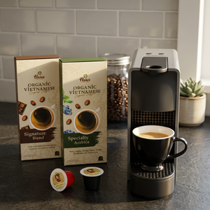 Cápsulas de Café Molido de Vietnam, 100% Puro, Natural, Cafeinado, Café Arábica en Polvo, 6gr, Buen Precio, Marca Privada - Product Image 2