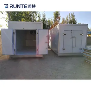 20ft Mobile Container Cold Storage Room For Fish Meat Vegetable