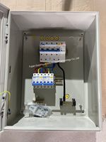 Boîte de distribution d'énergie électrique ASBY-T 14 voies MCCB MCB Panneau de commande Montage mural Armoire en tôle d'acier