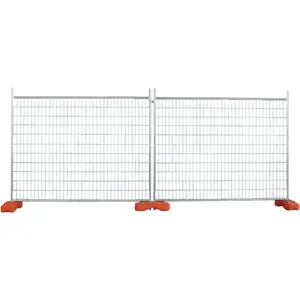 Australia Standard Used Welded Wire Mesh Iron Removable Construction Galvanized Temporary Fence