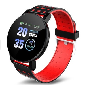 119 Plus Bt Smart Watch Hombres Presión arterial Smartwatch Mujeres Watch Sport Tracker Whatsapp para IOS Android - Product Image 1