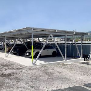 Kit d'abri <span class=keywords><strong>solaire</strong></span> en alliage d'aluminium Système de montage au sol pour <span class=keywords><strong>parking</strong></span> <span class=keywords><strong>Parking</strong></span> à rack <span class=keywords><strong>solaire</strong></span> avec modules PV encadrés - Product Image 1