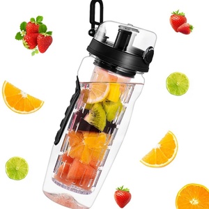 Bouteille d'eau de cyclisme minimaliste de 960 ml, grande capacité, pour le sport et le fitness, avec infuseur à thé - Product Image 1