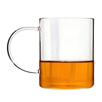 Gobelet en verre pour thé et café - Design moderne portable, compatible lave-vaisselle et micro-ondes
