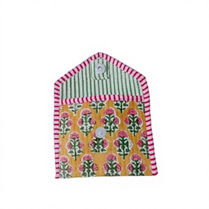Handmade Eco-Friendly Reusable Lightweight Durable Summer Trendy Vintage Tassel Zipper Fashion Cosmetic Organizer <b>Case</b> Cotton - Product Image 2