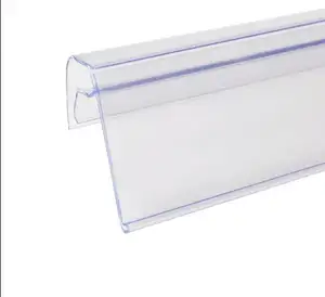 Cheap Data Strip label holder shelf talker for Glass and Wire Shelves Shelf Edge Strips