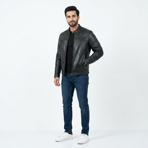 OEM Custom <b>Leather</b> Sleeve Baseball <b>Jacket</b> Plus Size Chain Chenille Embroidery Vintage Letterman Varsity <b>Jacket</b> For <b>Men</b> - Product Image 1