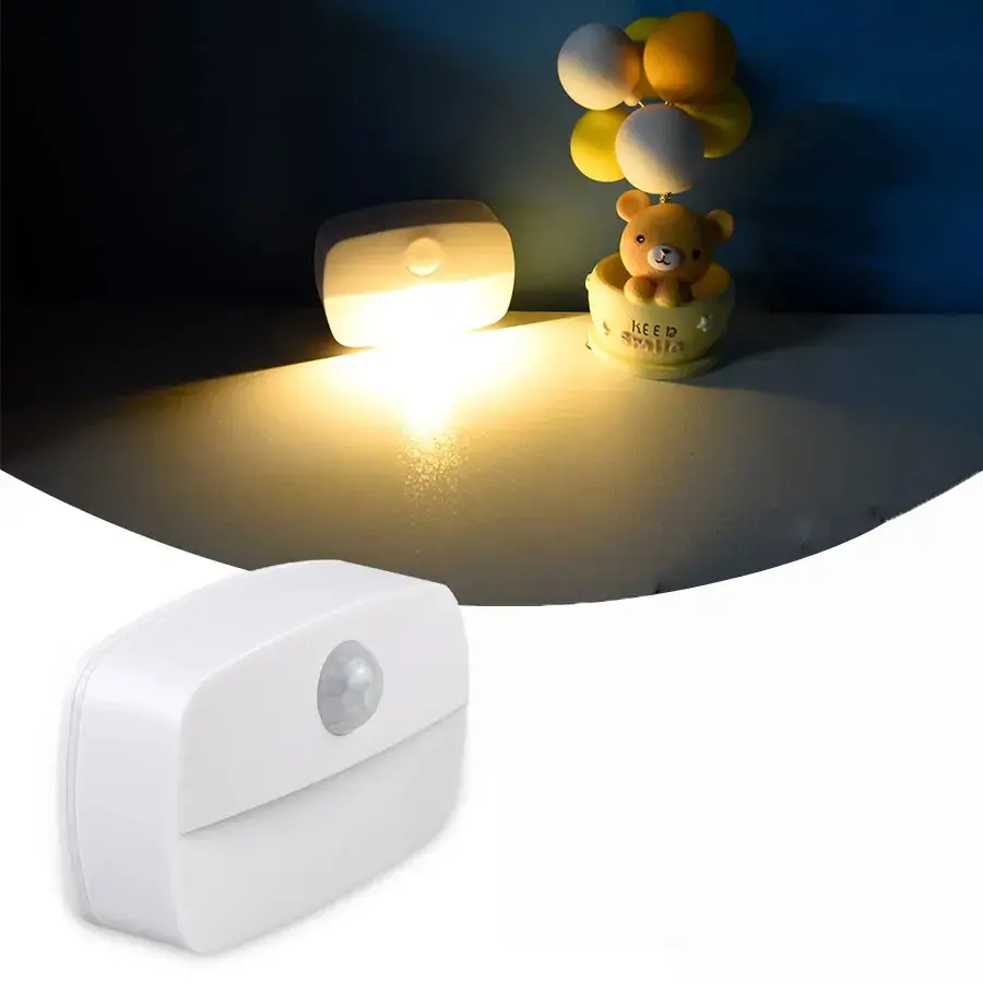 LED Night Light With PIR Motion Sensor Light Cabinet Light For Bedroom Closet Aisle Hallway Pathway