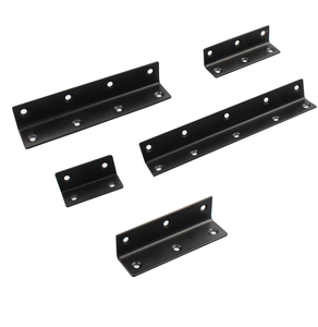 OEM <span class=keywords><strong>Petit</strong></span> support mural noir personnalisé en forme de L Supports de fixation de tuyau en métal avec support de montage <span class=keywords><strong>d</strong></span>'<span class=keywords><strong>angle</strong></span> Support en fer en acier inoxydable - Product Image 3