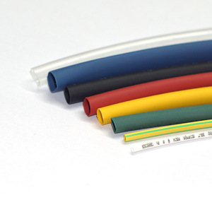 Tự làm 3:1 không thấm nước Nhiệt co ngót cáp điện dây bọc Kit Set đen đỏ cách nhiệt nhiệt co lại ống PE Chất liệu 600V - Product Image 1