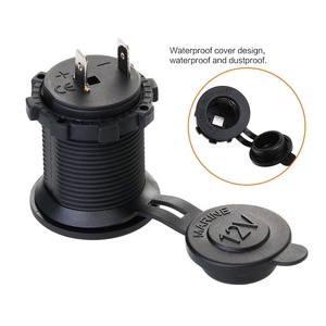 Amomd <span class=keywords><strong>Prise</strong></span> de courant étanche et durable pour <span class=keywords><strong>voiture</strong></span> 12-24V <span class=keywords><strong>Adaptateur</strong></span> de <span class=keywords><strong>chargeur</strong></span> d'allume-cigare Fiches et prises fiables - Product Image 4
