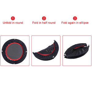 Nhiệm vụ nặng nề Aerobic tập thể dục có thể gập lại <span class=keywords><strong>40</strong></span> "ngoài trời trong nhà tập thể dục nhà <span class=keywords><strong>Trampoline</strong></span> với xử lý - Product Image 4