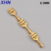 Connecteurs Femelles en Laiton 6,3 mm, Bornes à Sertir Modèle DJ622-6.3 230V pour Câbles Électriques d'Enceintes de Voiture Faston STO-21T-250N/STO-61T