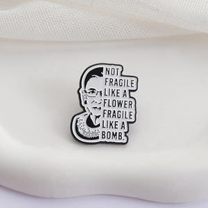 Pin de Solapa con Frases en Inglés sobre Poder Femenino y Justicia, Pin de Solapa de Metal con Esmalte Suave, Motivacional y Feminista - Product Image 6