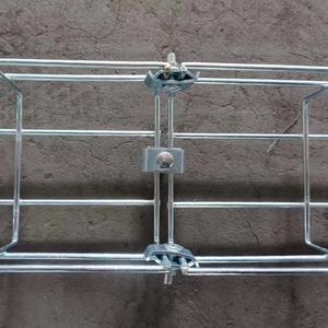 High Quality OEM <b>Welded</b> open Cross Clip Wire Mesh Cable Tray with Cover and <b>Accessories</b> for Modern Data Centers And Buildings - Product Image 3