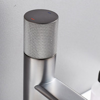 FLG moderne hôtel salle de bain évier bassin robinet en laiton inoxydable mitigeur bureau monté eau chaude robinet mélangeur