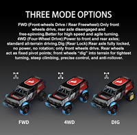 Voiture RC MJX H18P 1:18 Hyper GO, voitures RC électriques sans balais simulées, tout-terrain, 4 roues motrices, véhicule d'escalade hors route, jouets