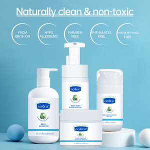 <span class=keywords><strong>Kit</strong></span> <span class=keywords><strong>de</strong></span> cuidado <span class=keywords><strong>de</strong></span> la piel y el baño del bebé Loción <span class=keywords><strong>de</strong></span> crema <span class=keywords><strong>facial</strong></span> natural Lavado corporal orgánico Champú vegano Juego <span class=keywords><strong>de</strong></span> cuidado <span class=keywords><strong>de</strong></span> la piel del bebé - Product Image 2