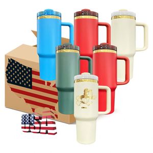 Custom LogoBulk <b>Mirror</b> Gold Plated Underneath Stainless Steel 40oz Christmas Red Green Tumbler for Laser Engraving - Product Image 1