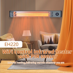 Panel Calefactor Infrarrojo <span class=keywords><strong>de</strong></span> Pared EH220 <span class=keywords><strong>de</strong></span> 2200W con Control Remoto, Temporizador, Sensor PIR y Control por Aplicación Wifi desde Cualquier Lugar - Product Image 2