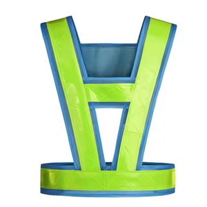 Caractéristiques de sécurité imperméables avec logo personnalisable Gilet réfléchissant LED personnalisable Vêtements de travail en polyester Caractéristiques réglables - Product Image 4