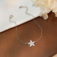 Modeschmuck Armbänder 925 Sterling Silber Vielseitige Elegante Blumenförmige Zirkon 18K Vergoldete Armbänder für Damen