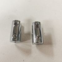 Support de câble Walron WAC-1325-CP 1,5 mm, pince de fixation pour panneau acrylique, pour matériaux en aluminium de 2 à 4 mm, chromé