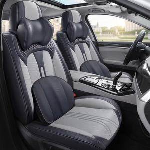Housses de siège auto de luxe en cuir Prime Voyage, ensemble complet toutes saisons, style professionnel, suite intérieure haut de gamme, ajustement universel - Product Image 2
