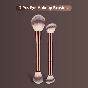 Recién llegado, juegos de herramientas de maquillaje negro de gama alta, <span class=keywords><strong>2</strong></span> estilos de base y pinceles para sombras de ojos - Product Image 6