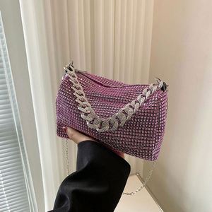 Ladies Diamond King Hand <b>Make</b>-<b>Up</b> Cross Body Fashion Chain One Shoulder Underarm Rhinestone Lady <b>Bag</b> - Product Image 1