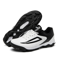 Chaussures de baseball personnalisées en gros, tendance mode, avec crampons moulés, design transfrontalier, chaussures de sport antidérapantes pour le jogging